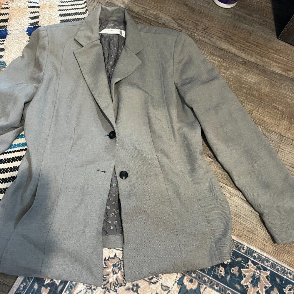 Garfield and‎ Marks grey blazer size 8